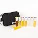 Essential Oil Pocket Psychiatrist Roller Ball Keychain Kit (8) 4ml Roll-on Bottles filled w/Blends for Anxiety, Stress, Depression, Mood, Sleep, Attention