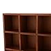 MagiDeal 10-Grid Wooden Wall Shelf Shadow Box Display Rack Shelf Storage Unit DIY