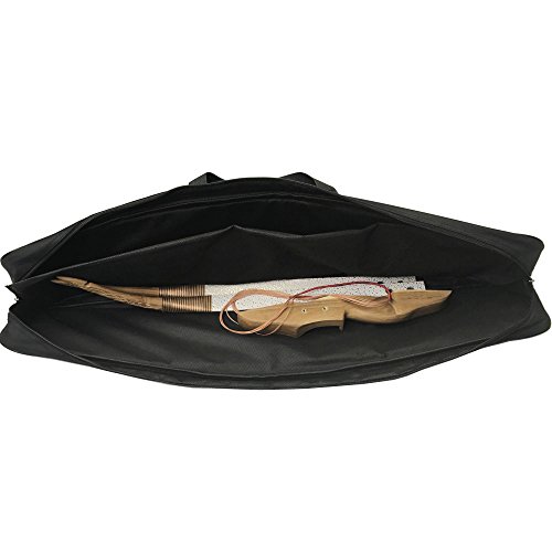 Recurve Bow Case Soft Bow Case Crossbody Bag Light Weight Bow Case Recurve Bow Carrier Bow Bag Archery Hunting Shooting Pouch Holder Black