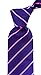 Scott Allan Collection Navy Blue & Pink Necktie for Men - Jacquard Woven Classic Striped Tie - Dark Blue Pink Wedding Tie for Groom
