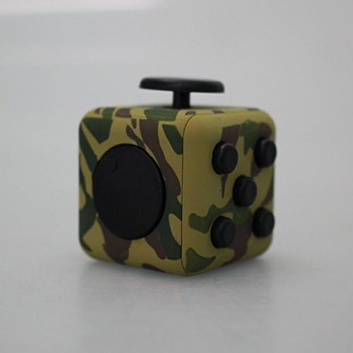 Fidget Cube Relieves Stress And Anxiety for Children and Adults (CAMO Green)