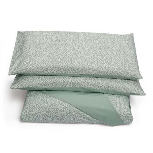 Foppapedretti Noche & Naturaleza - Saco nordico para Cama de Matrimonio, 2 Piezas, con 2 Fundas de Almohada, 100% algodon, Fabricado en Italia