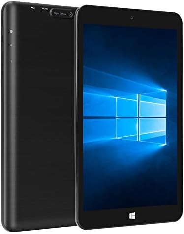 8″ Windows 10 Ultra Slim Windows Tablet – 2GB RAM 64GB Storage, 1280×800 IPS HD Display, 4,000mAh Battery, 8 inch, Black