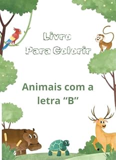 Livro Livro Para Colorir : Animais com a letra "B"