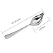 IMEEA Saucier Drizzle Gravy Spoon for Dressing Decorating with Tapered Spout SUS304 Stainless Steel 8.8inch, Set of 2