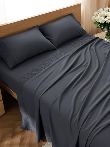 Bedsure Embossed Microfiber Bed Sheets