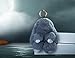 YISEVEN Stuffed Bunny Keychain Toy - Soft and Fuzzy Large Stitch Plush Rabbit Fur Key Chain - Cute Fluffy Bunnies Floppy Furry Animal Doll Gift for Girl Women Purse Bag Car Charm - Dark Gray