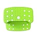 Tenby Living Jumbo Step Stool with Removable Non-Slip Caps and Rubber Grips, Green/Yellow, Extra-Wide/Extra-Tall, 2 Piece