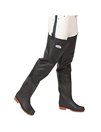 joyutoy Set PVC Waders Vadeador de pesca impermeable con botas pesca en Río Boot Botas con Suela de Tacos