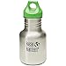 Klean Kanteen 12 oz Stainless Steel Water Bottle with Loop Cap - Brushed Stainless