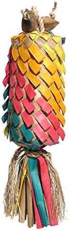 Woven Wonders Rainbow Pinata Medium/Large Bird Toy
