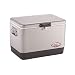 Coleman Steel-Belted Portable Cooler, 54 Quart, Silver