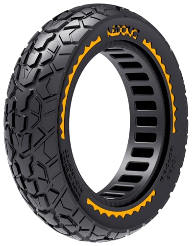 BABEJIA 10X2.5 SCOOTER TIRES 2-PACK TUBELESS – 60/70-6.5 AIRLESS OFF-ROAD REPLACEMENT FOR SEGWAY NINEBOT MAX G30/G2, GOTRAX G6/G5/G MAX/ECLIPSE