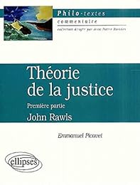 Théorie de la justice, première partie, John Rawls