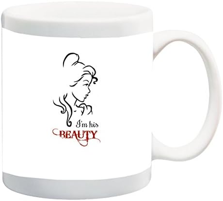 I'm His Beauty 11 ounce Ceramic Coffee Mug Tea Cup