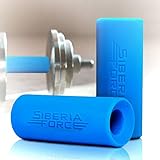 Fat Grips for Weightlifting Bars by Siberia Force, Thick Barbell Grips for Weight Training, Fat Gripz Extreme, for Weight Workout, Powerlifting, Bodybuilding