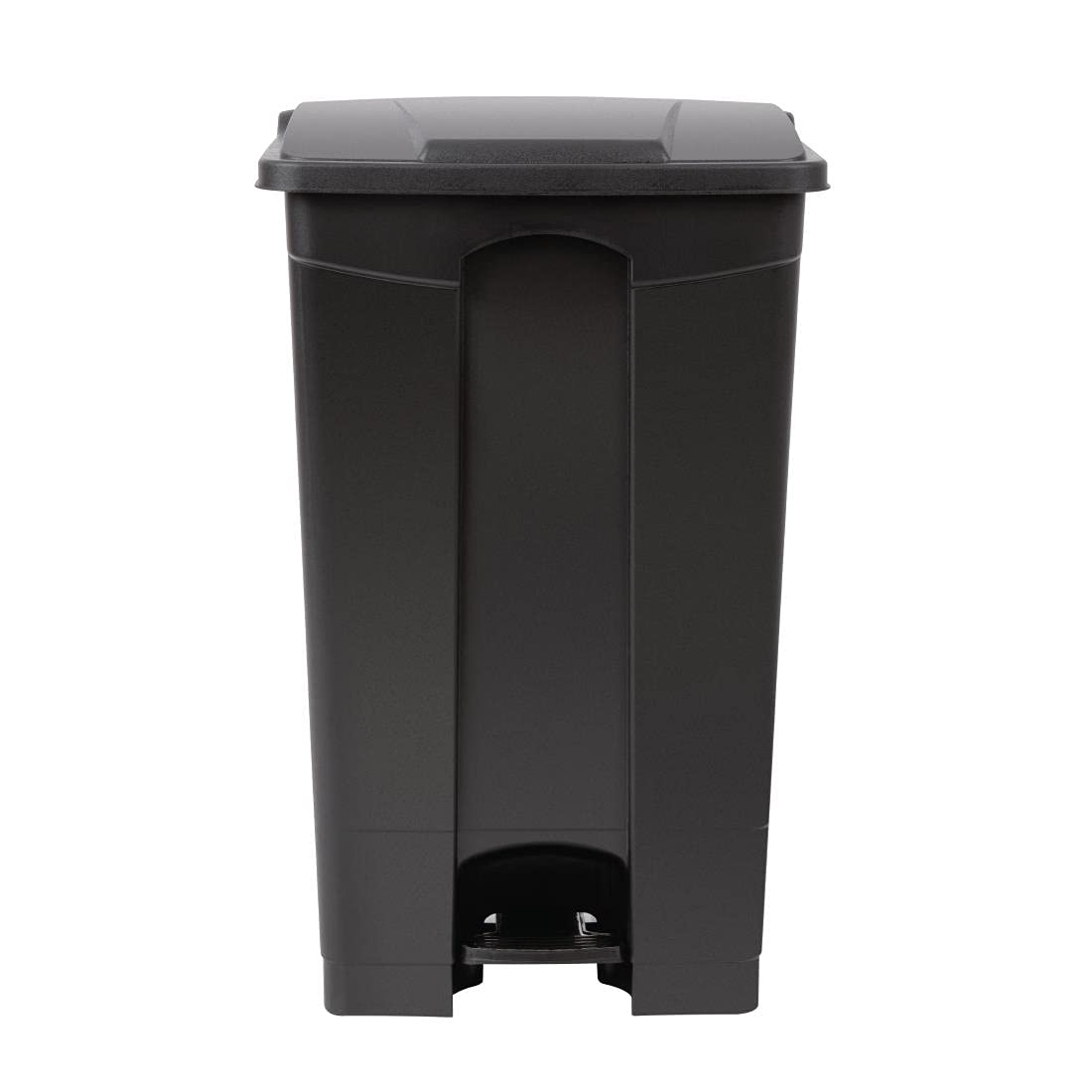 Jantex Kitchen Pedal Bin 87 Litre, Black, Polypropylene Plastic Bin, Size: 820(H) x 495(W) x 400(D) mm, Hands Free Hygienic Operation, Tight-Fitting Lid Contains Odours, CW724