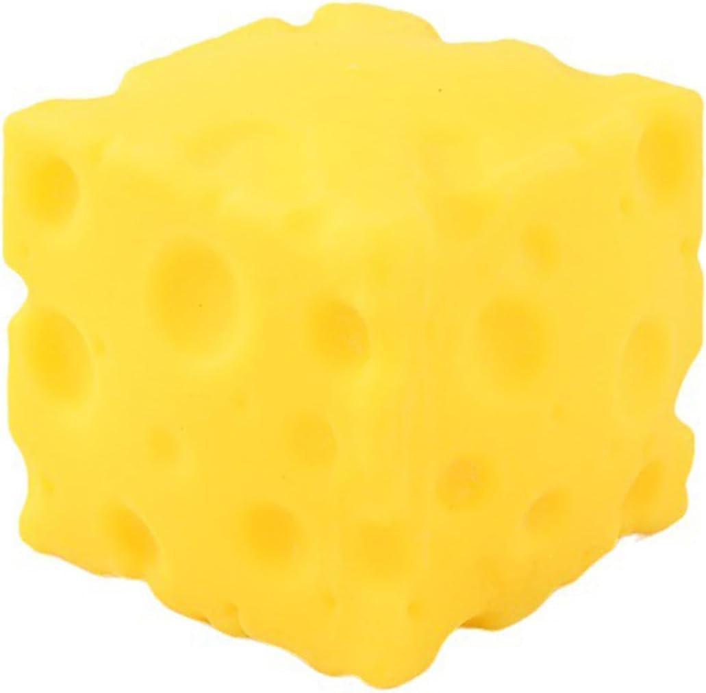 Photo 1 of ?Yellow Cheese Squeeze Toy,Soft Novelty Toy, Rebounding Sensory,Help for Relax,Focus, Sensory Cheese for & Adults, Soft Novelty Rebounding Fidget Toy for Party (2.16 in)