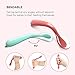 Baby Utensils First Stage Bendable Baby Feeding Spoons, Cute Stone Soft Tip Silicone Training Spoons Easy Grip BPA-Free Baby Toddler Feeding Set Pack of 4