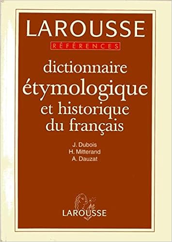 Amazon Fr Dictionnaire Etymologique Et Historique Du Francais Dubois Livres