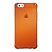 LUVVITT [Clear Grip] Soft Slim Flexible TPU Back Cover Transparent Rubber Case for Apple Phone 6 / Phone 6s (4.7 inch) - Neon Orange