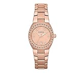 Fossil Women's 28mm Colleague Rosetone Stainless Steel Watch