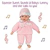 Molly-Dolly-Sweet-Sounds-Lil-Baby-Talking-Girl-Doll-Accessories-Suitable-For-Age-2-Years Molly Dolly Baby Doll Set - Soft Talking Doll With 2 Outfits & Accessories - Baby Dolls For Girls - Doll Suitable From 2…