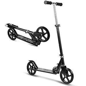 WeSkate Scooter for Adults/Teens, Big Wheels Scooter Easy Folding Kick Scooter Durable Push Scooter Support 220lbs…