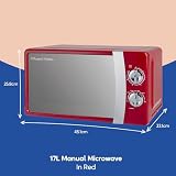 Russell Hobbs RHMM701R 17L 700W Red Solo Microwave with 5 Power Levels view 11