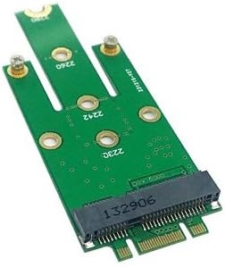 Cable and Adapter Adapter and cables, M.2 NGFF PCI-E 2 LANE Golden Finger Pin to 50mm Mini-PCIE Msata(18+8) SSD Hard Disk PCBA 0.05M 0.15FT