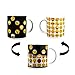 DYNAMO MUGS -Magical Emoji Revealing Coffee Mug -Reveal your Favorite Emojis by Pouring Hot Coffee/Tea in your Color Changing Heat Sensitive Magical Coffee Mug -Perfect Gift for any Occasion -11 Ounce