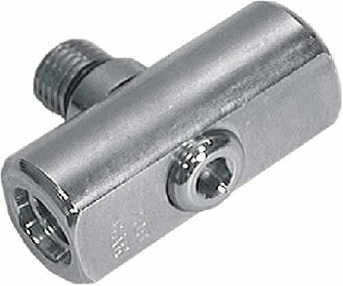 High Tech Diving 'T Piece for High Pressure Portable Heavy UNF 7/16 Outer 2 x UNF 7/1