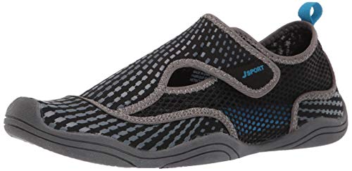 JSport by Jambu Women's Mermaid Water Ready Fisherman Sandal Black 8.5 M US