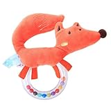 Labebe Rattle & Spin Activity Toy - Orange Fox