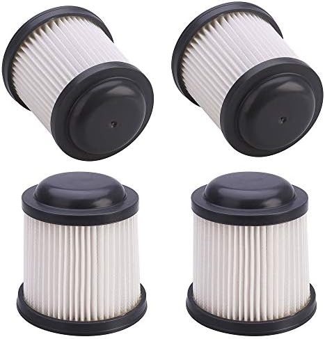 Hasmx 4-Pack Replacements Vacuum Filter for Black & Decker Part # PVF110 90552433 & 90552433-01 Pivot Vacs model PHV1210 PHV1410 PHV1810 BDH2000PL, BDH1620FLFH, BDH2020FLFH Cordless Vacs Filters