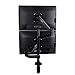 Loctek Monitor Arm Dual Stacking Arm Monitor Mount for 10-27 inches LCD LED Screens Desk Monitor Mount Stand Holder (Dual Stacking Arm)