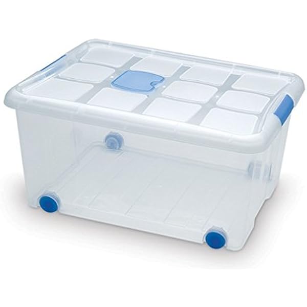 Plastic Forte - Caja de ordenación n 5 57 litros: Amazon.es: Hogar