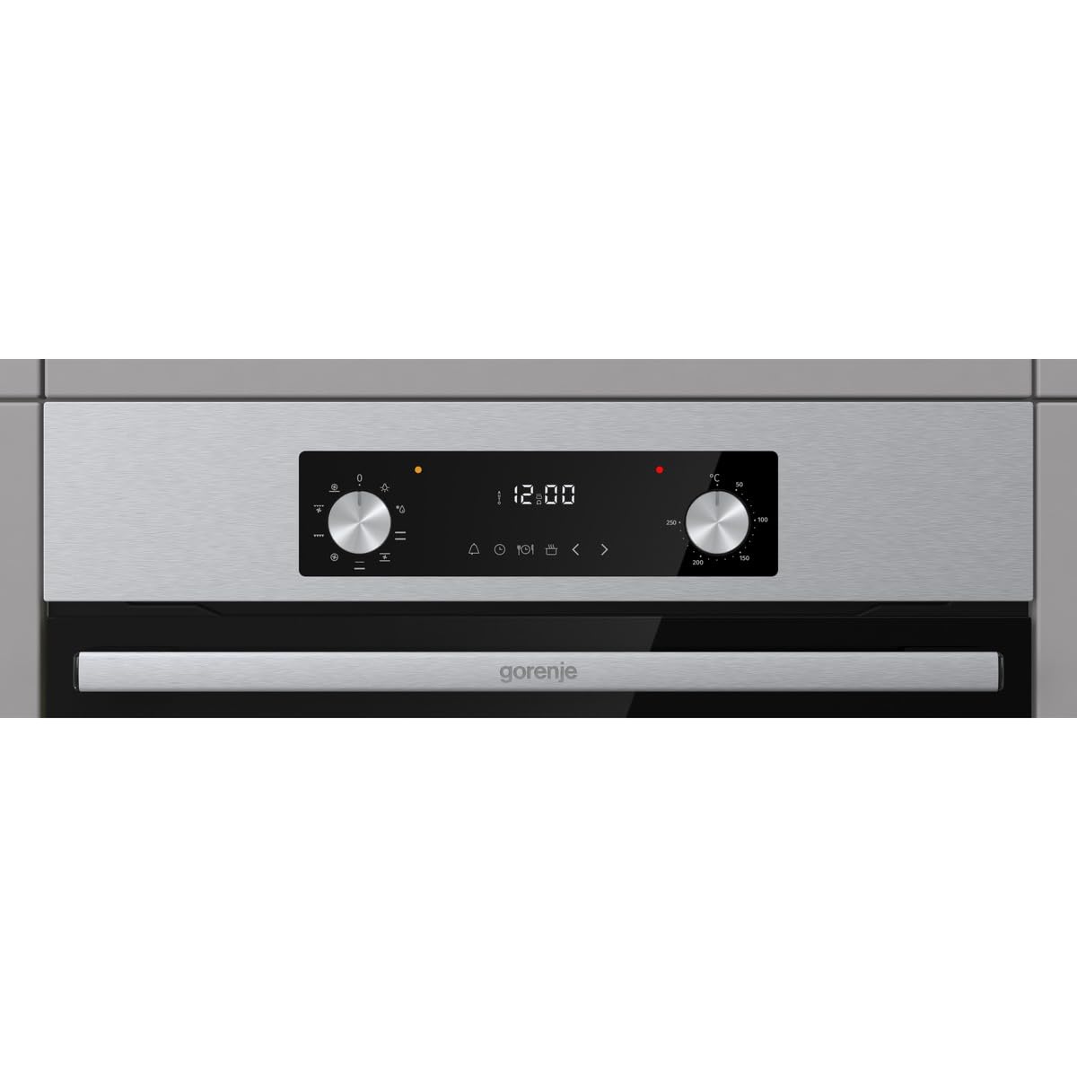 Gorenje BOA6737AO1X Einbaubackofen / 73 Liter/BigSpace/Heißluft / 250° maximale Ofentemperatur/EcoClean-Email / 2fach verglast / 9 Funktionen/EEK: A/Minimale Einbaumaße (HxBxT): 60x 56x 58 cm 8