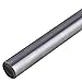 Linear Rod Rail Bearing, Ideaker 12mm x 500mm Silver Bearing Steel Cylinder Linear Rail Linear Shaft Optical Axis Rust-Proof