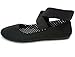 Alpine Swiss Peony Ballet Flats Shoes for Women | Elastic Ankle Strap Flats | Round Closed-Toe | Slip On Loafers | Padded for Comfort | Runs Small