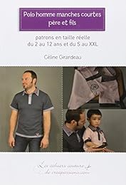 Polo homme manches courtes, père et fils