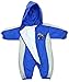Kentucky Wildcats NCAA Baby Boys Hooded Windbreaker Coverall, Blue & Grey