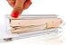 Sexy Staple Gold Stapler for Modern Office Space with Top Modern, Sheet Stapling Capacity with Staples, Set of 20