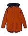 SOLOCOTE Heavyweight Winter Coats for Boys Warm Tough Thick Hooded Lined Jacket Water Resistant Windbreaker, SW18012 Orange C 7-8Y