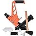 Goplus Pneumatic Flooring Nailer and Stapler 16-Gauge Cleat Air Hardwood Flooring Tool with Rubber Mallet (2-in-1)