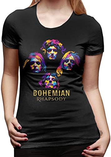 Hatpee Bohemian The Rhapsody Women's Soft Short Sleeve T-Shirt Black