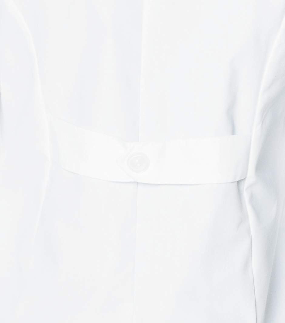 3-Pocket, Classic Relaxed Fit Notch Collar Medical Lab Coat 3155: Clothing