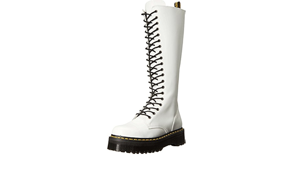 platform doc marten boots white