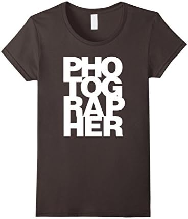 Womens Photographer. Gift | Photographer Shirt | Camera Shirt Large Asphalt