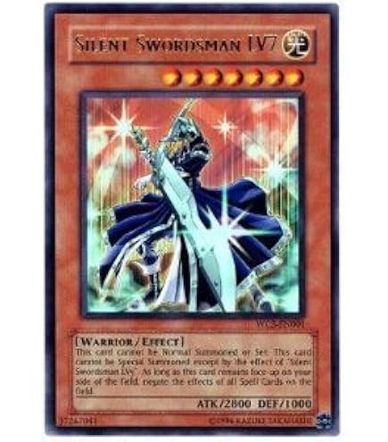 Amazon.com: Yu-Gi-Oh! - Silent Swordsman LV7 (WC5-EN001) - World